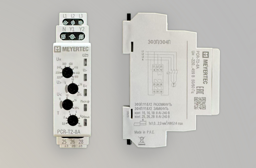 Реле контроля фаз MEYERTEC PCR